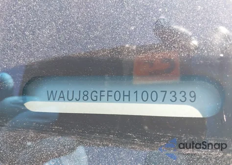 2017 Audi A3 2.0T Premium из США, поврежденный, VIN WAUJ8GFF0H1007339